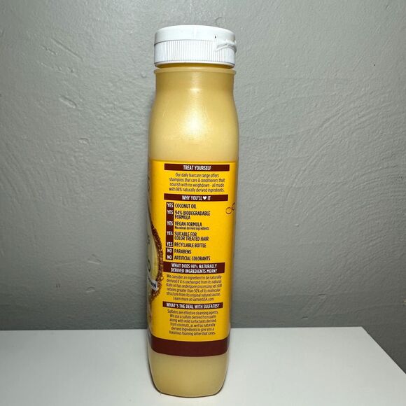5/$25 Garnier Fructis Nourishing Treat Shampoo Dry Hair Coconut Extract 11.8oz - Picture 3 of 4